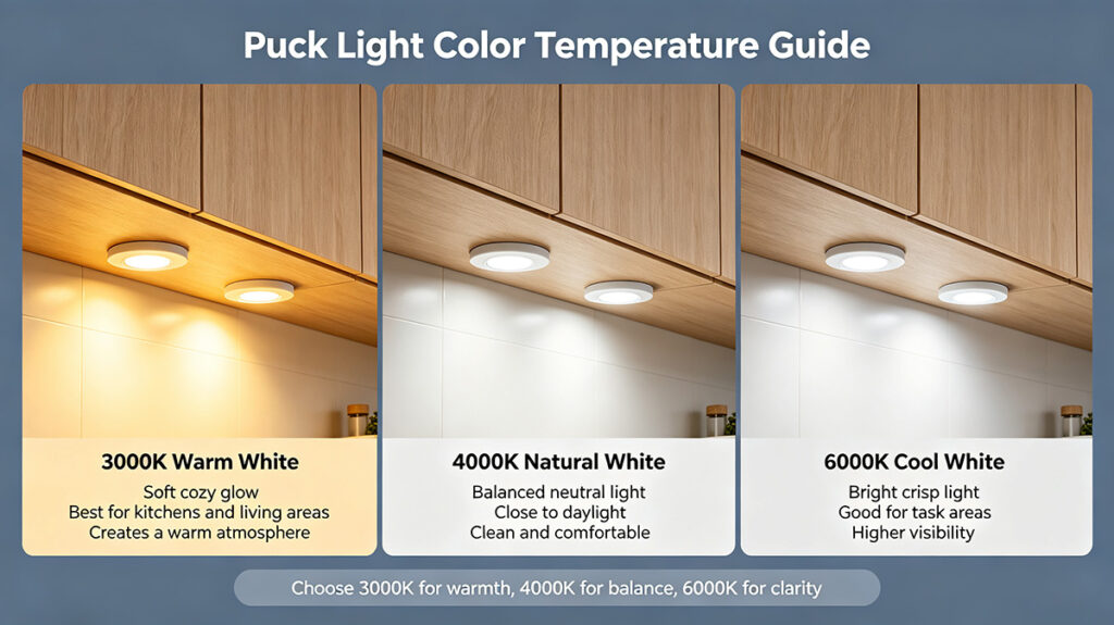 choose LED puck lights