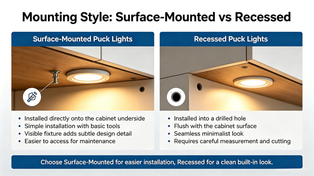 choose LED puck lights